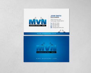 Business Card Design by chandrayaan.creative for MVN Associates, Inc. | Design: #19665800