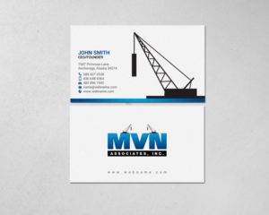 Business Card Design by chandrayaan.creative for MVN Associates, Inc. | Design: #19665801