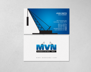 Business Card Design by chandrayaan.creative for MVN Associates, Inc. | Design: #19665802