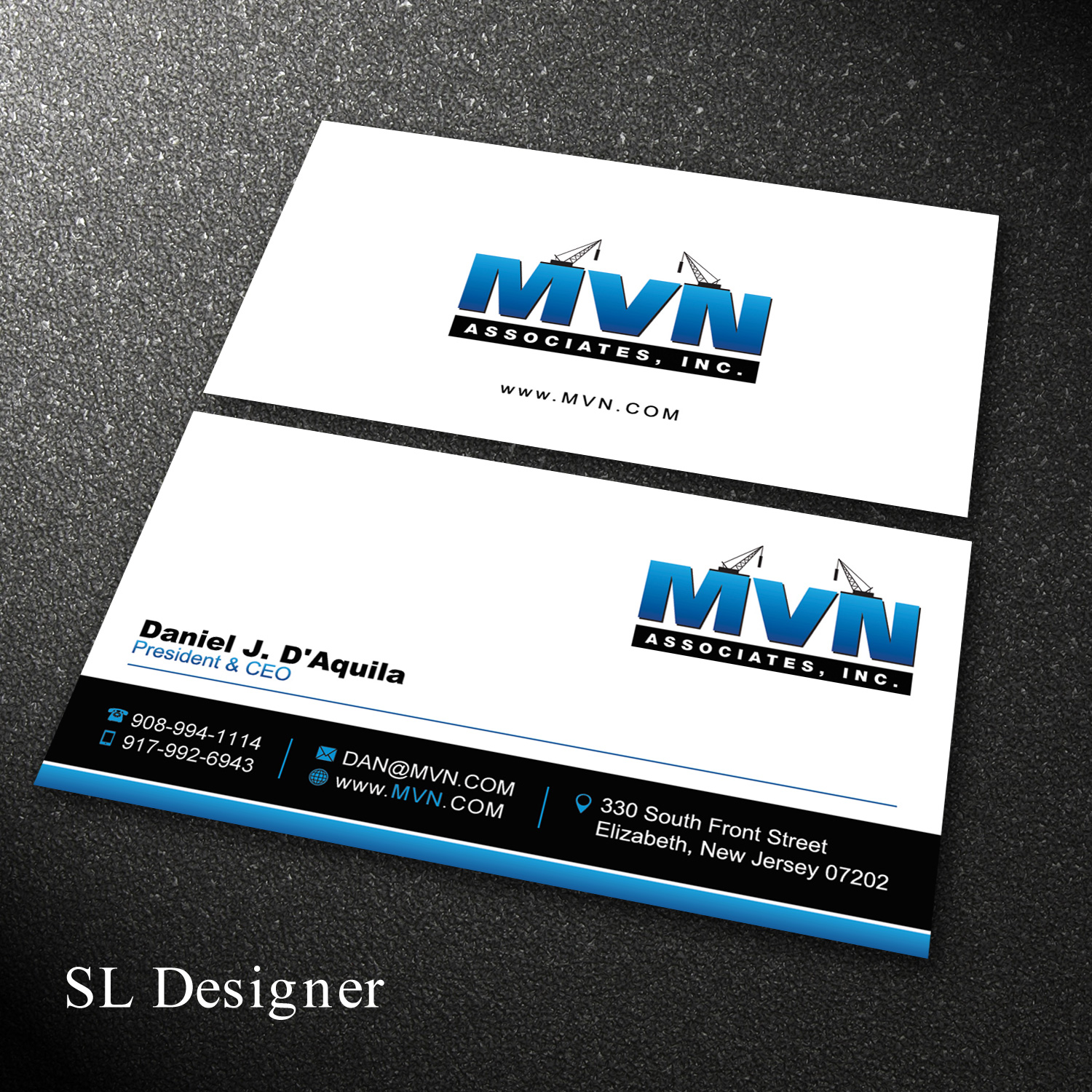 Business Card Design by SL Designer for MVN Associates, Inc. | Design #19674670