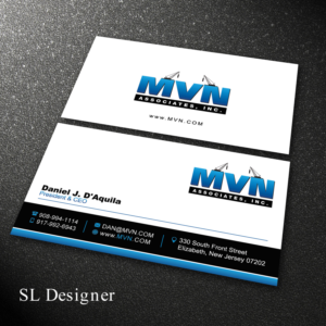 Business Card Design by SL Designer for MVN Associates, Inc. | Design: #19674670