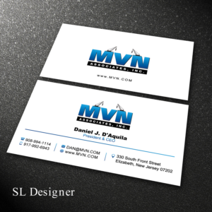 Business Card Design by SL Designer for MVN Associates, Inc. | Design: #19674671
