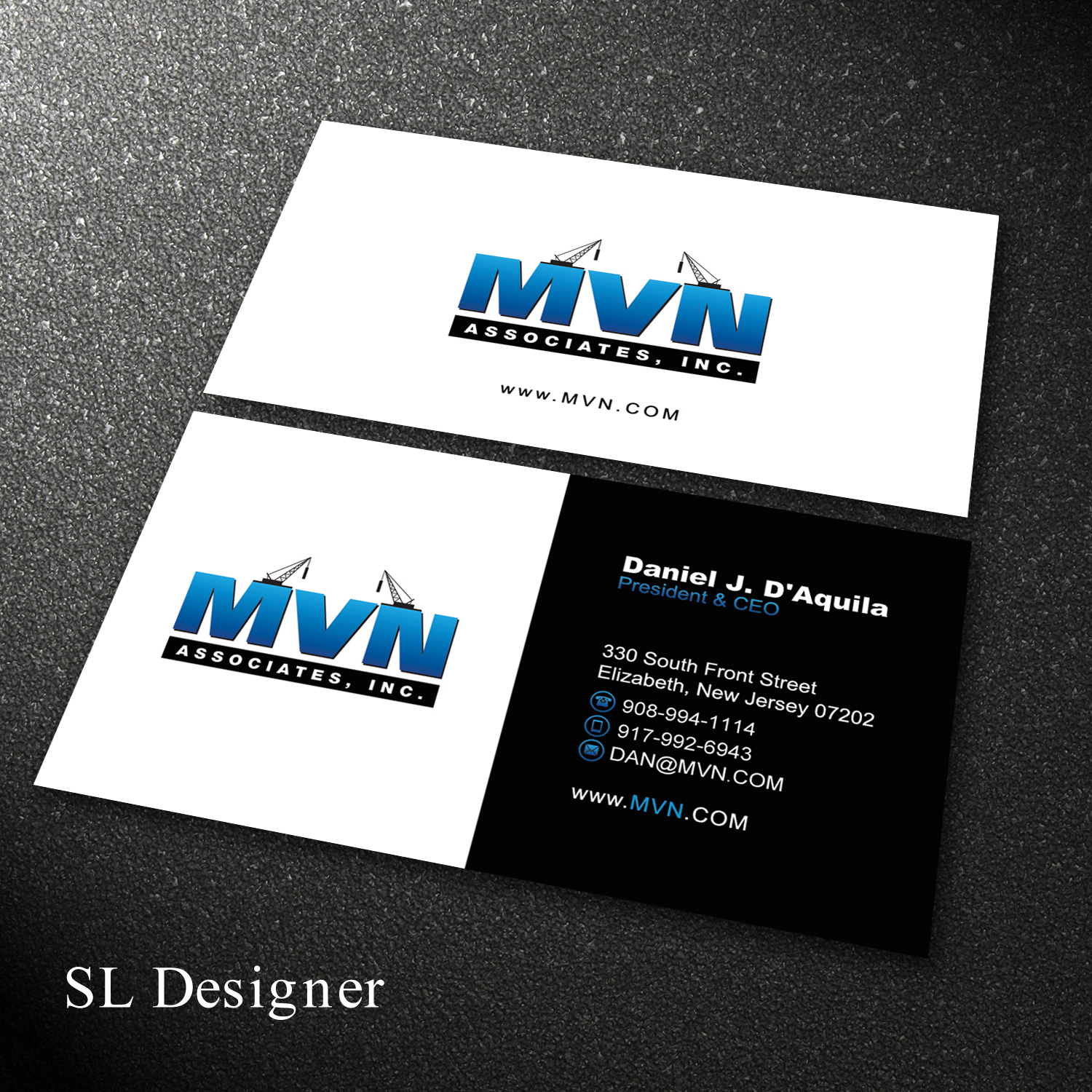 Business Card Design by SL Designer for MVN Associates, Inc. | Design #19674672