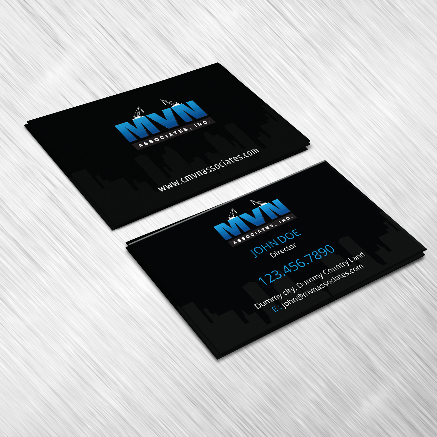 Diseño de Tarjeta de Presentación por Creative Jiniya para MVN Associates, Inc. | Diseño #19669235