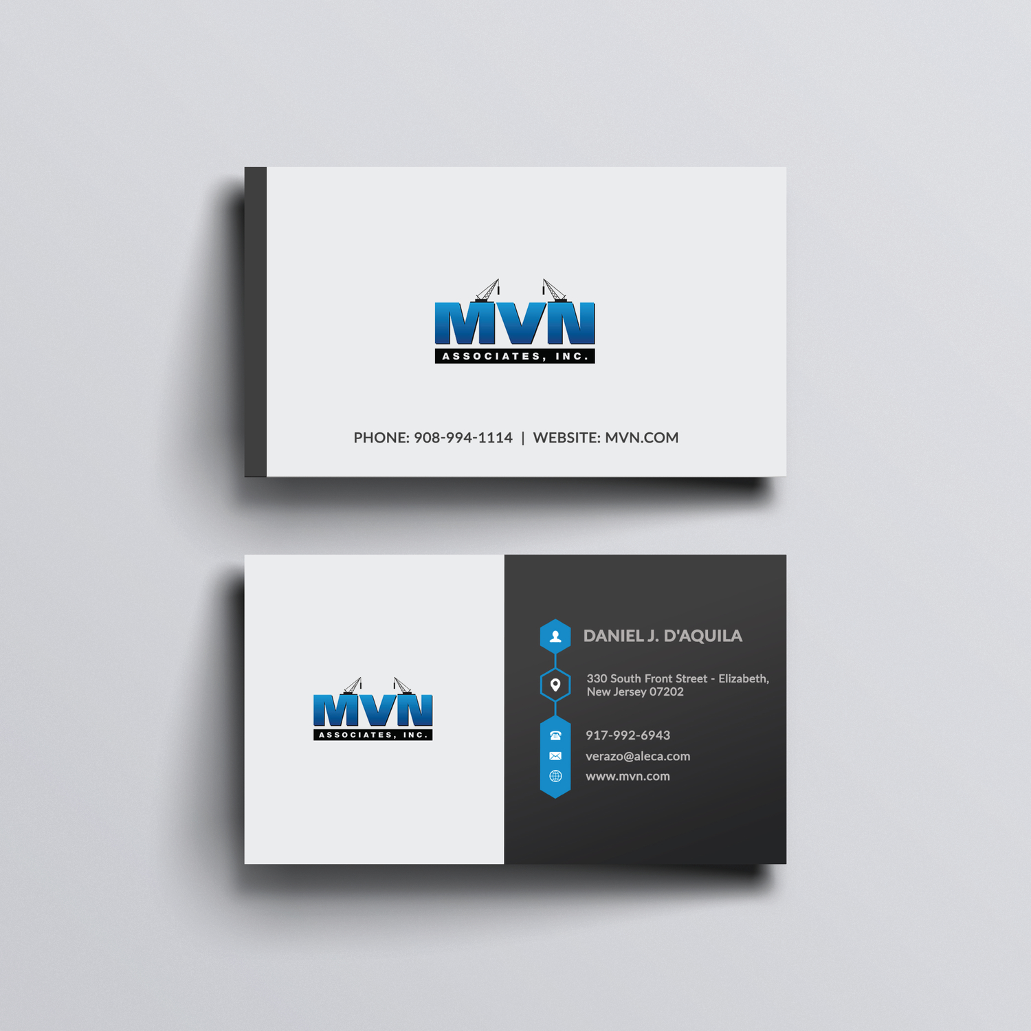 Diseño de Tarjeta de Presentación por Creativesidea para MVN Associates, Inc. | Diseño #19721004
