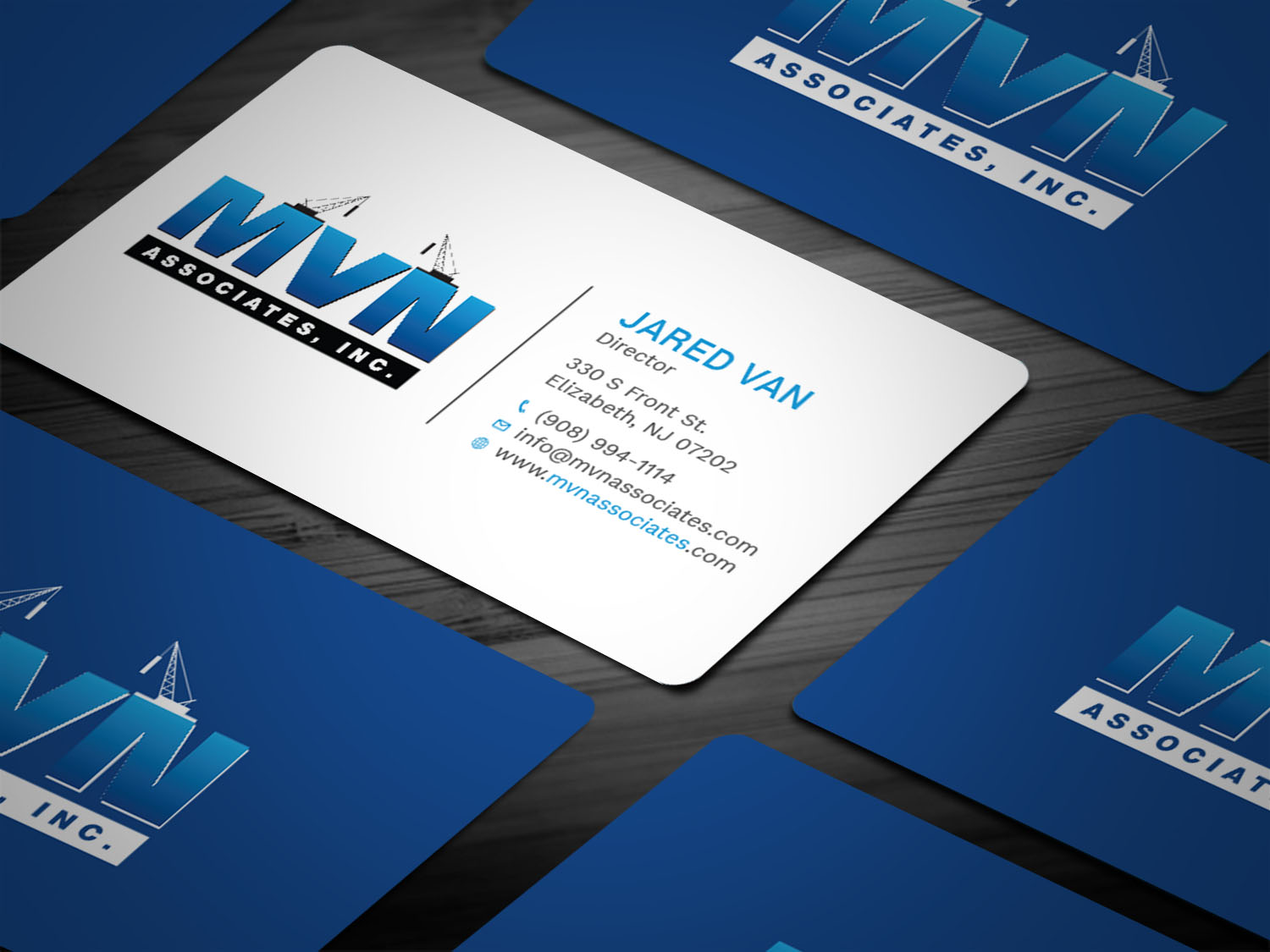 Business Card Design by Tripti Ranjan Gain for MVN Associates, Inc. | Design #19667756
