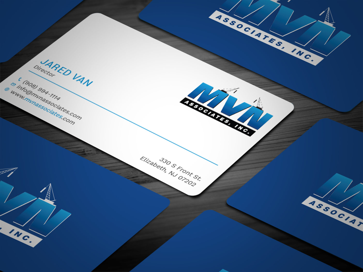 Business Card Design by Tripti Ranjan Gain for MVN Associates, Inc. | Design #19667759