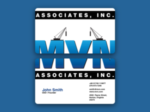 Business Card Design by Moumita_ for MVN Associates, Inc. | Design: #19664440