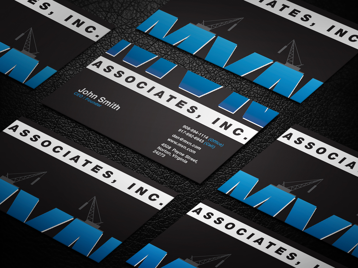 Business Card Design by Moumita_ for MVN Associates, Inc. | Design #19667294