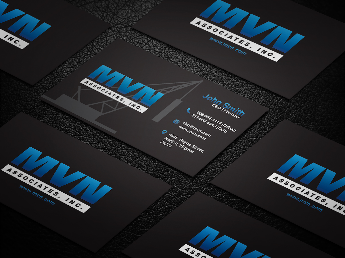 Business Card Design by Moumita_ for MVN Associates, Inc. | Design #19667307