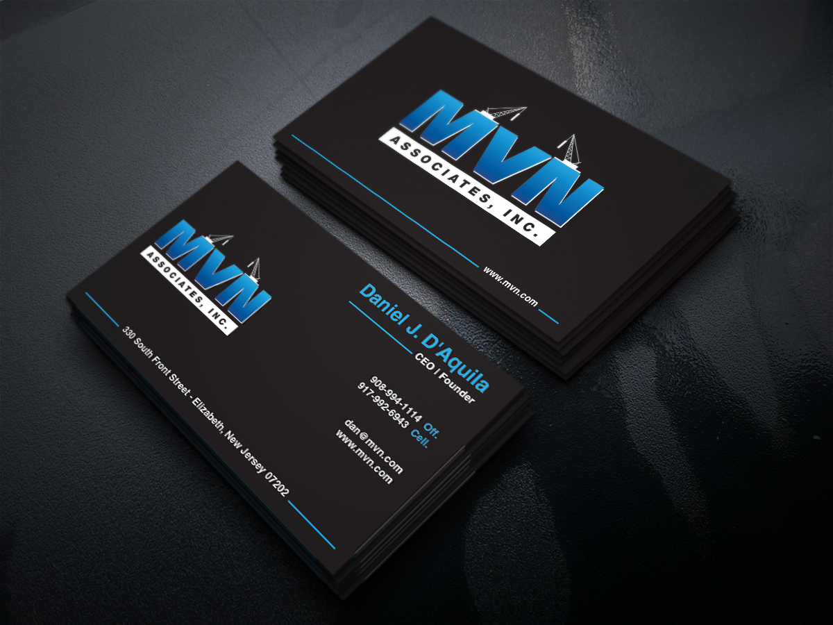 Business Card Design by Moumita_ for MVN Associates, Inc. | Design #19691545