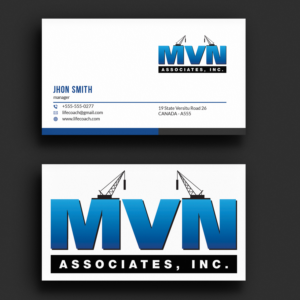Business Card Design by Sujan4art for MVN Associates, Inc. | Design: #19671714