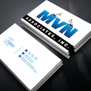 Business Card Design by Sujan4art for MVN Associates, Inc. | Design: #19682972