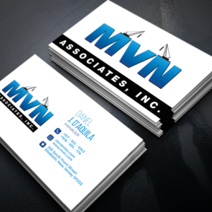 Business Card Design by Sujan4art for MVN Associates, Inc. | Design: #19683007