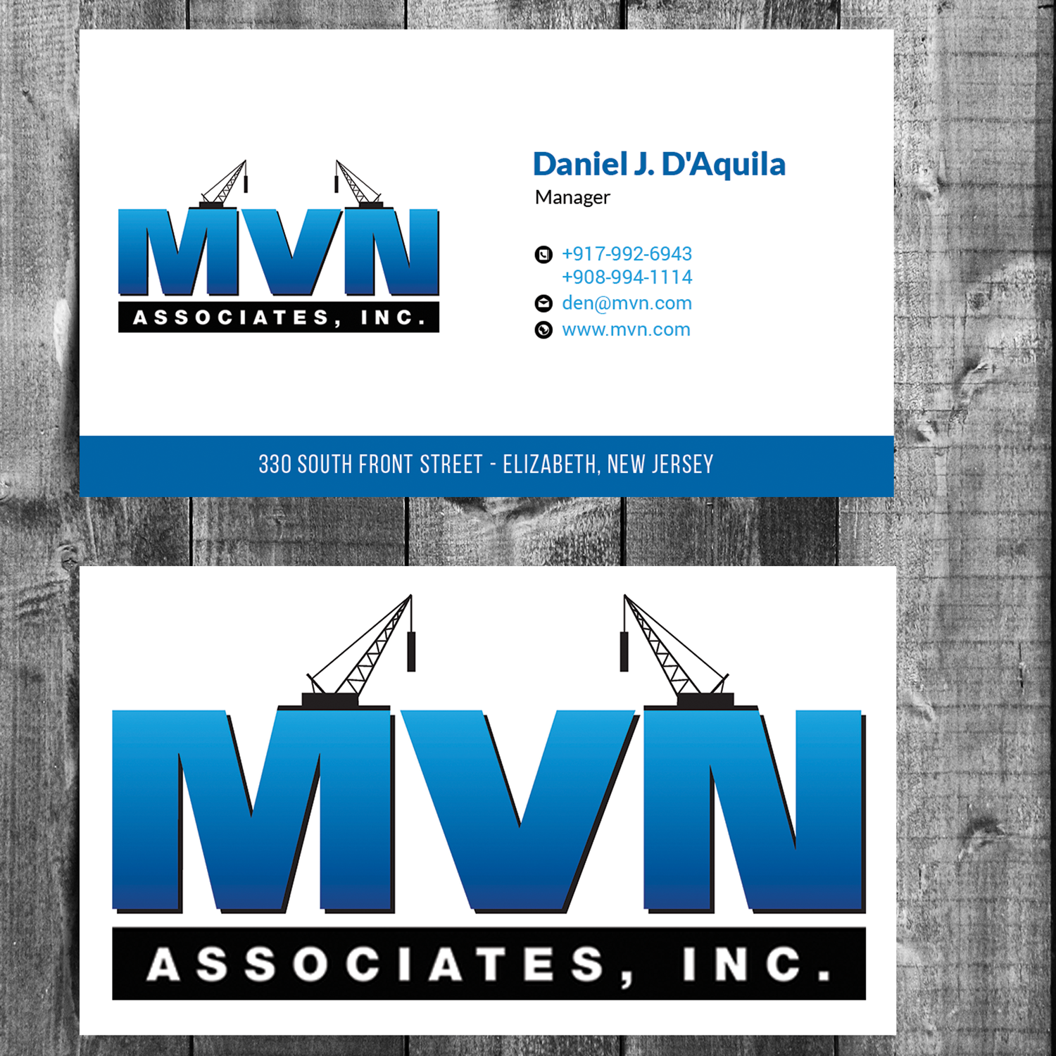 Business Card Design by Sujan4art for MVN Associates, Inc. | Design #19685323