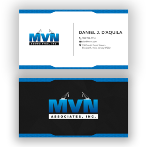 Business Card Design by Kiran02 for MVN Associates, Inc. | Design: #19709480