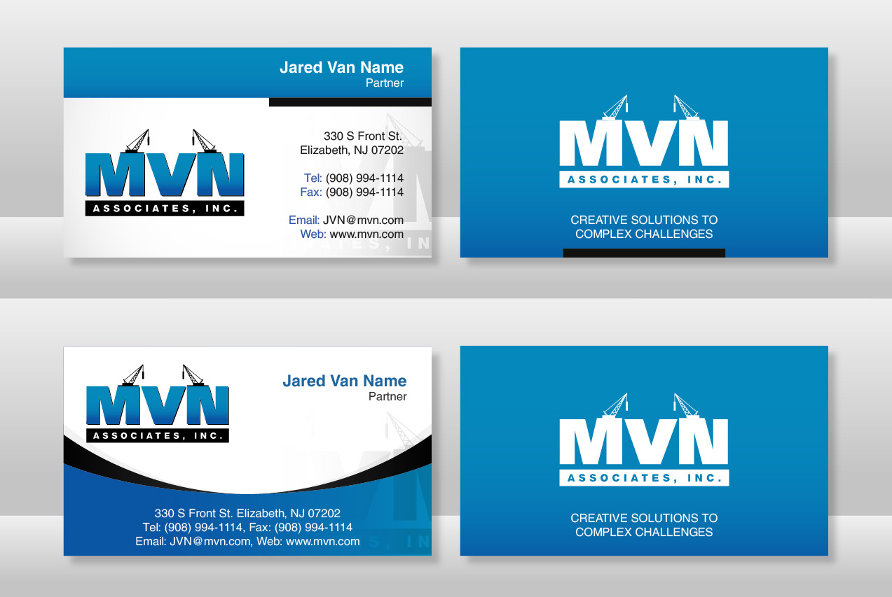 Business Card Design by Camelus Studio 2 for MVN Associates, Inc. | Design #19688920
