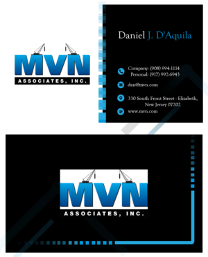 Business Card Design by Lana1 for MVN Associates, Inc. | Design: #19710871