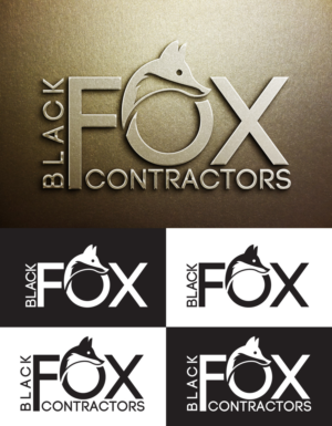 Logo Design by Impressive Solutions for Black Fox Contractor | Design: #19684421