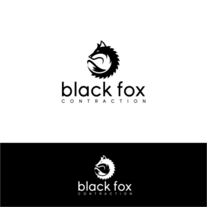 Logo Design by debdesign for Black Fox Contractor | Design: #19665917