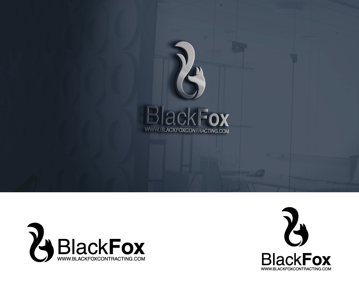 Logo Design by Anekaa for Black Fox Contractor | Design #19679443