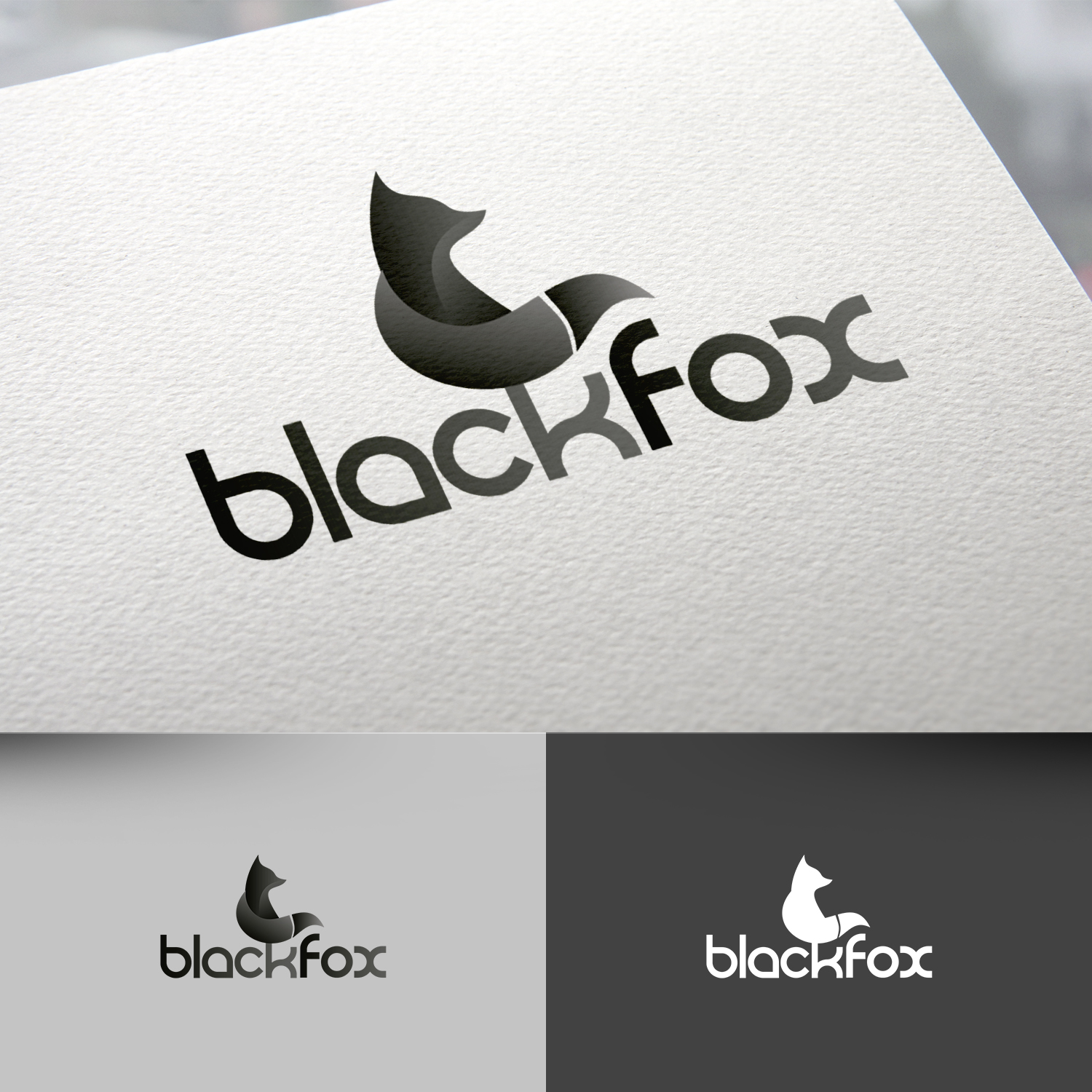 Logo Design by rafaeldsgn for Black Fox Contractor | Design #19679084