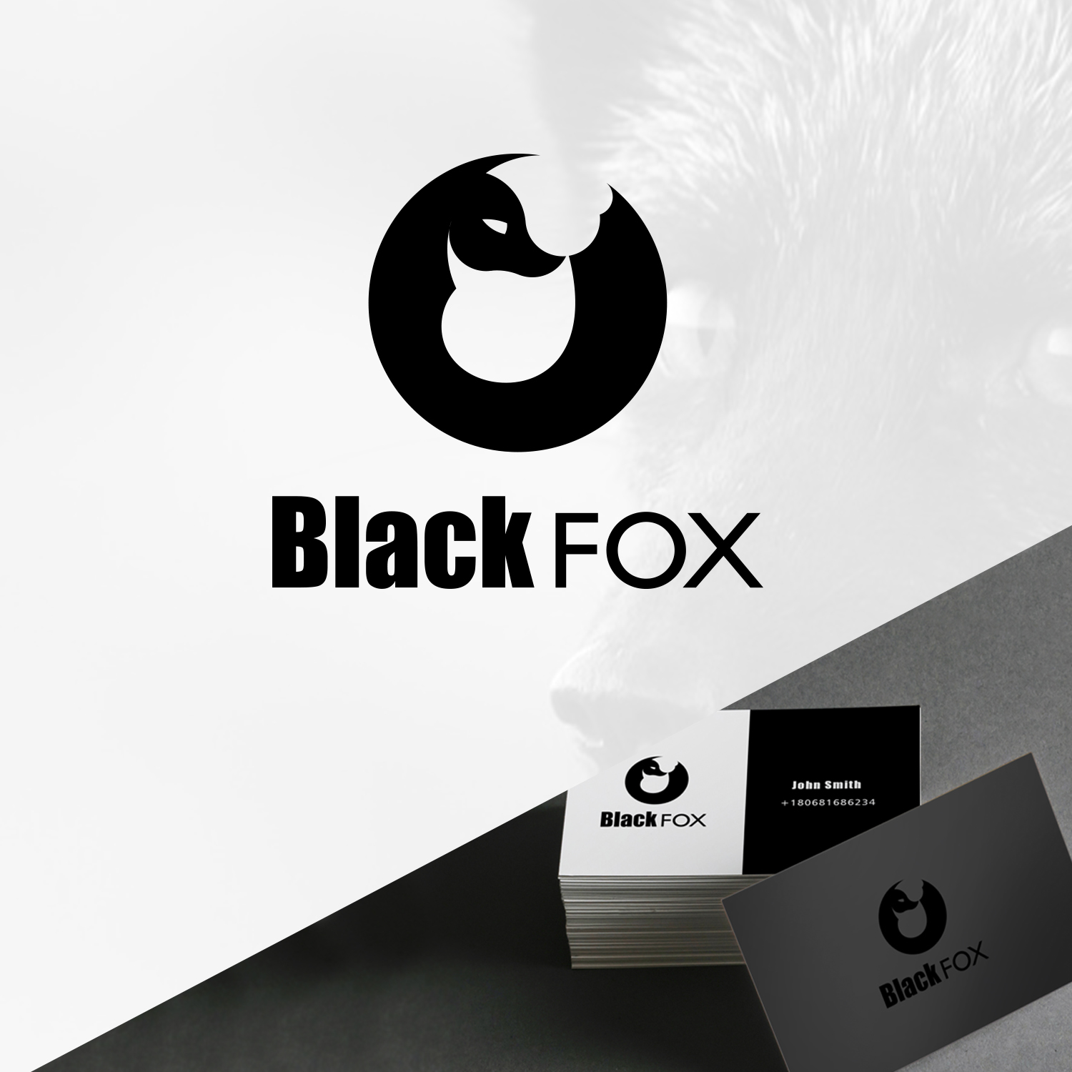 Logo Design by Nikolay Kartin for Black Fox Contractor | Design #19678178