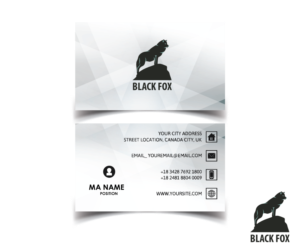 Logo Design by Ishier for Black Fox Contractor | Design #19671268