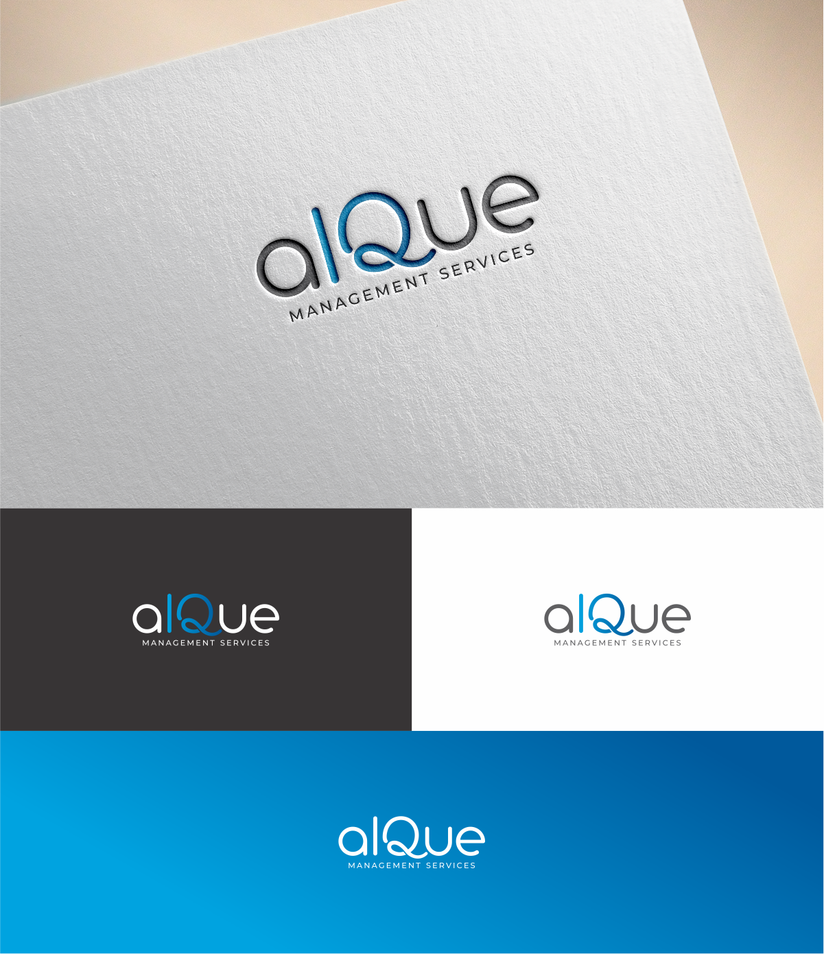 Logo Design by MKR for aiQue Management Services | Design #19667039