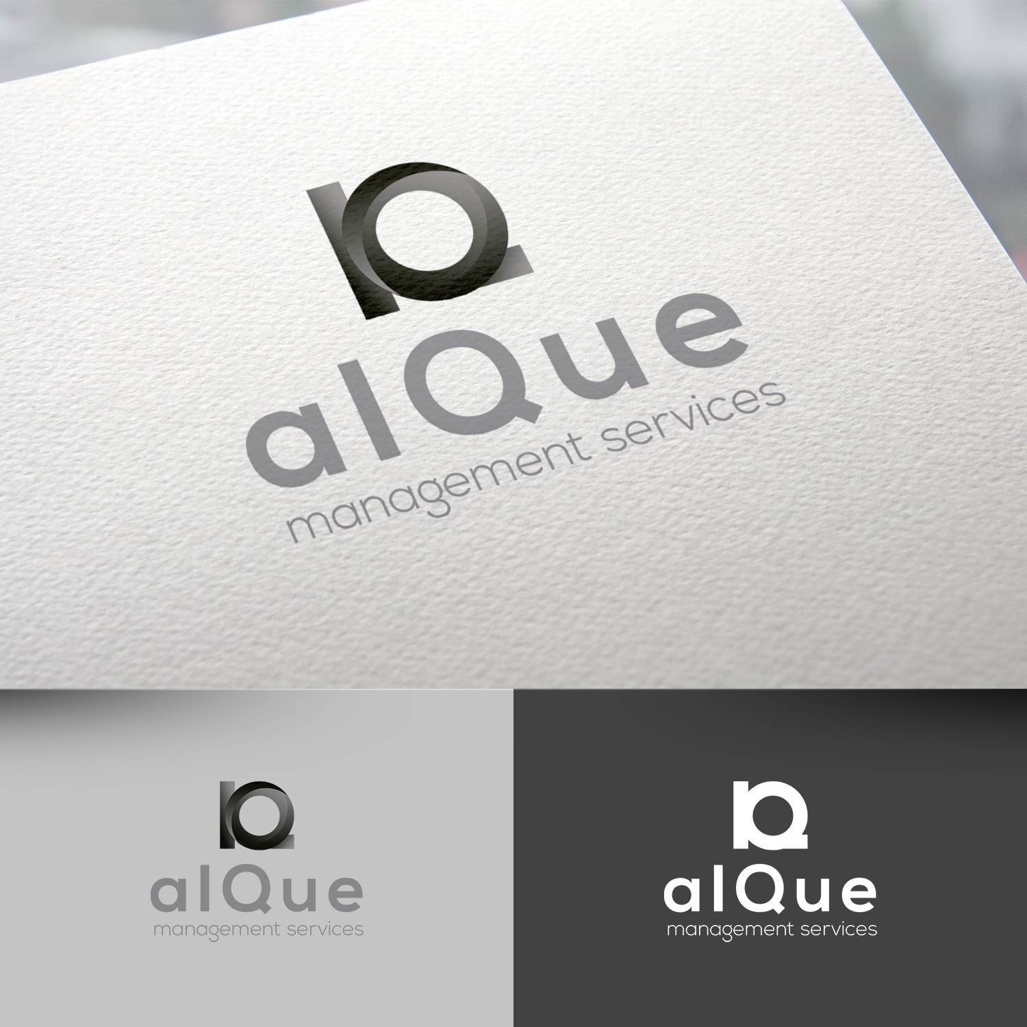 Logo Design by rafaeldsgn for aiQue Management Services | Design #19679115