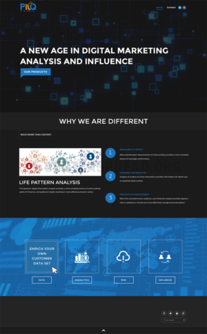 Web Design by CENTERSPREAD for PiiQ Media | Design: #19725156