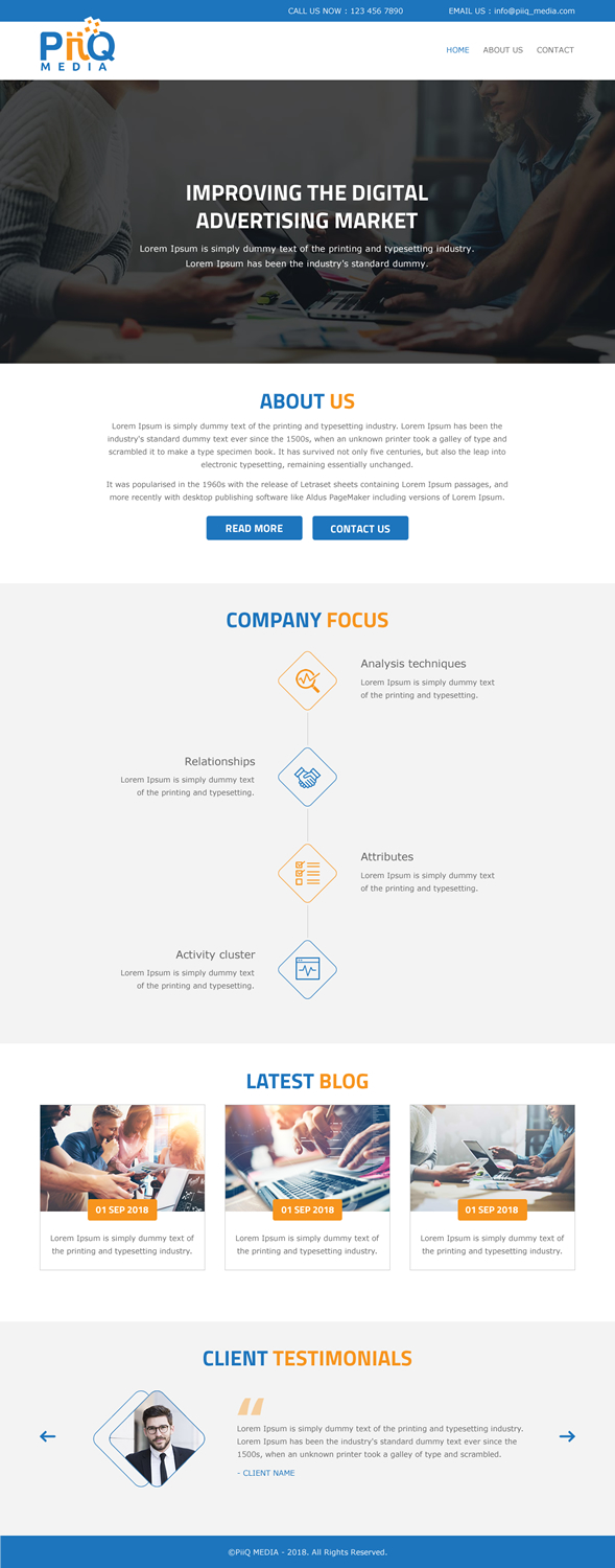 Diseño Web por rightway para PiiQ Media | Diseño #19708802