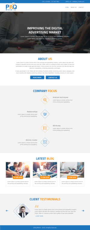 Web Design by rightway for PiiQ Media | Design: #19708802