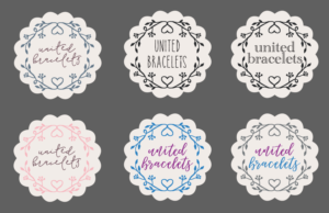 Sticker design for United Bracelets | Diseño de Sticker por schk