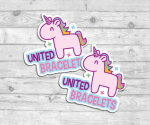 Sticker design for United Bracelets | Diseño de Sticker por AdriQ