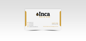 Business Card Design by Pointless Pixels India for Inca Oil and Gas | Design: #19666362