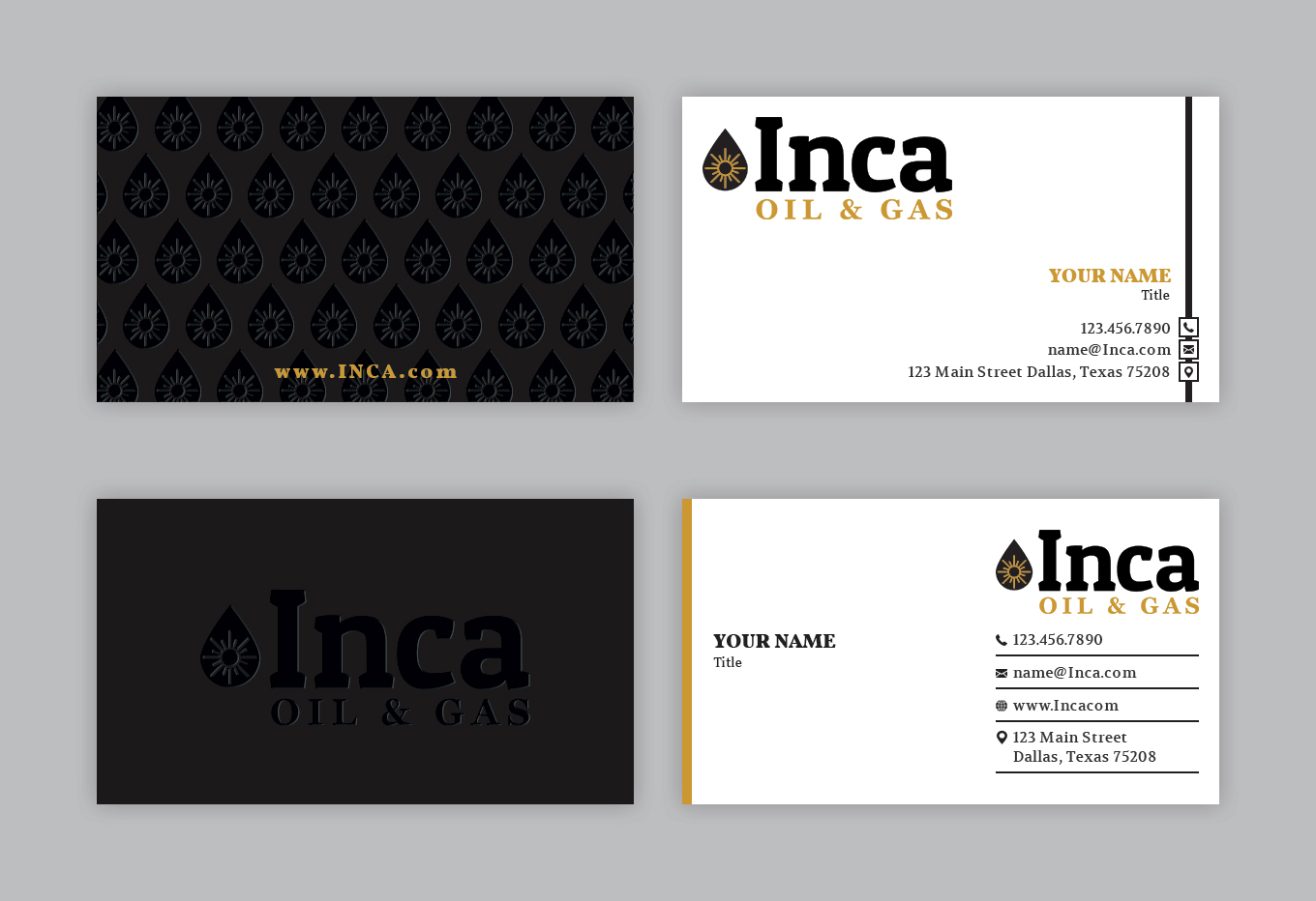 Business Card Design by MIND for Inca Oil and Gas | Design #19675799