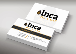 Business Card Design by Lanka Ama for Inca Oil and Gas | Design: #19665853