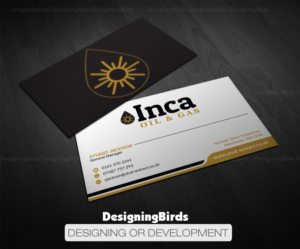 Business Card Design by Designing Birds for Inca Oil and Gas | Design: #19665975