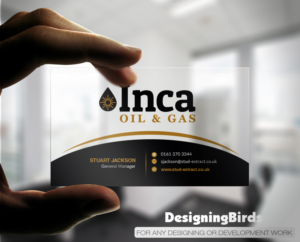 Business Card Design by Designing Birds for Inca Oil and Gas | Design: #19666233