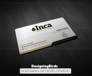 Business Card Design by Designing Birds for Inca Oil and Gas | Design: #19666572