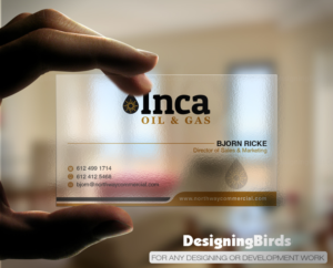Business Card Design by Designing Birds for Inca Oil and Gas | Design: #19666581