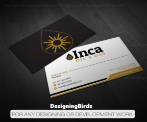 Business Card Design by Designing Birds for Inca Oil and Gas | Design: #19732107