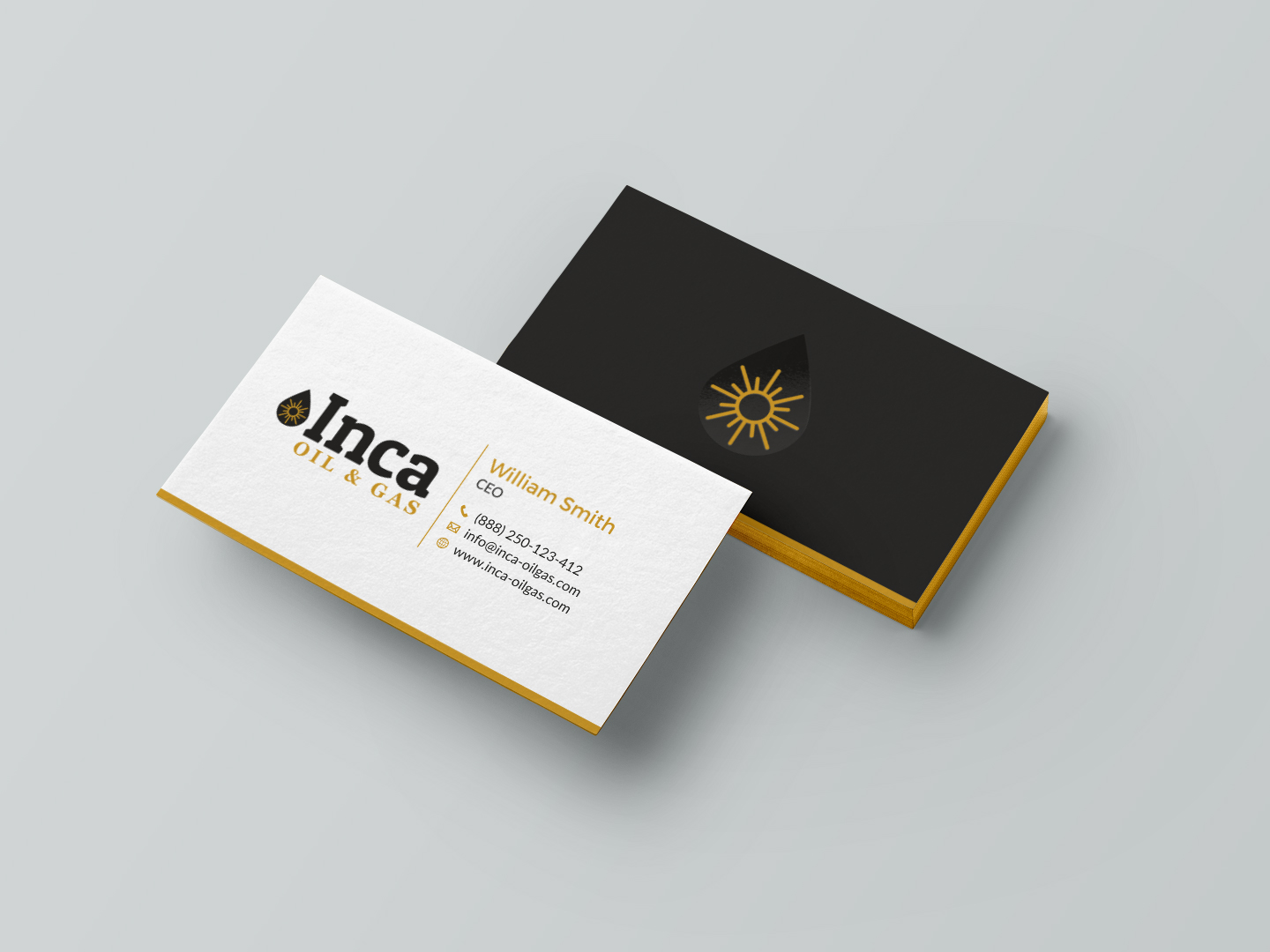 Visitenkarten-Design von HYPdesign für Inca Oil and Gas | Design #19670228