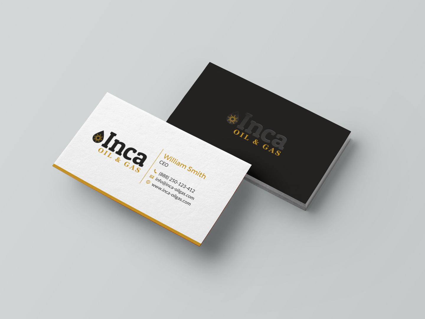 Visitenkarten-Design von HYPdesign für Inca Oil and Gas | Design #19670231