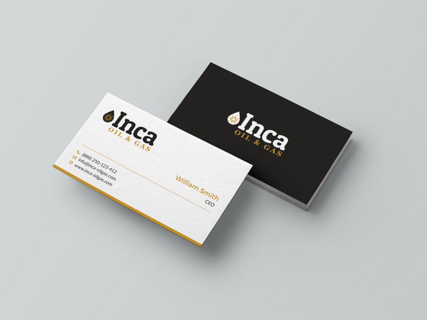 Visitenkarten-Design von HYPdesign für Inca Oil and Gas | Design #19670240