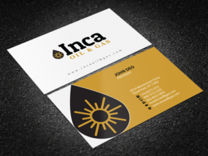 Business Card Design by Brand aid for Inca Oil and Gas | Design: #19668534