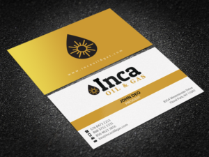 Business Card Design by Brand aid for Inca Oil and Gas | Design: #19668567