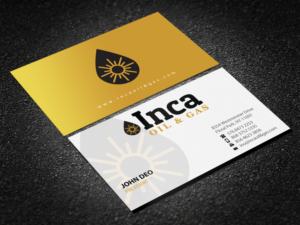 Business Card Design by Brand aid for Inca Oil and Gas | Design: #19668568