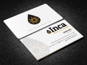 Business Card Design by Brand aid for Inca Oil and Gas | Design: #19668582